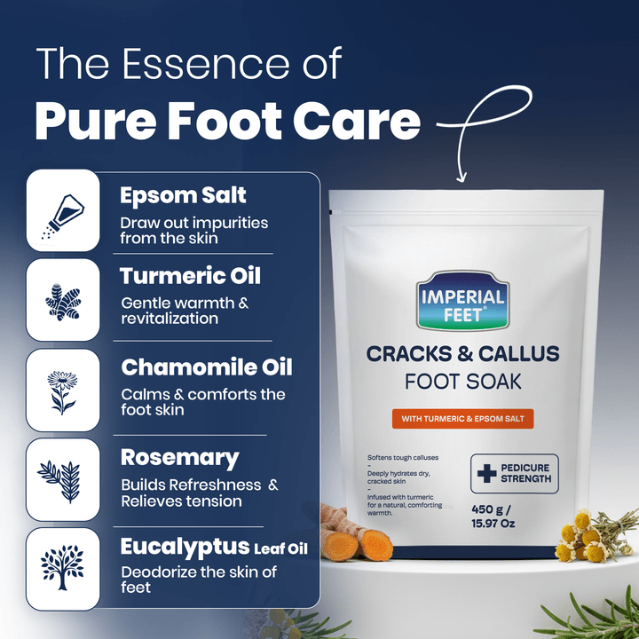 CRACKS & CALLUS FOOT SOAK - ΑΛΑΤΑ ΠΟΔΟΛΟΥΤΡΟΥ ΓΙΑ ΚΑΛΟΥΣ & ΣΚΛΗΡΥΝΣΕΙΣ cabin size XL 450g. - Image 3