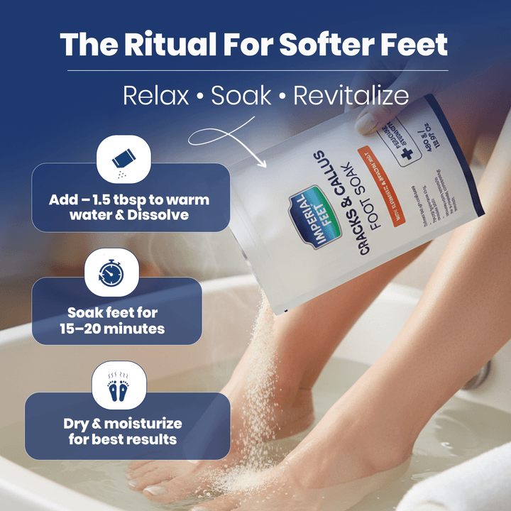 CRACKS & CALLUS FOOT SOAK - ΑΛΑΤΑ ΠΟΔΟΛΟΥΤΡΟΥ ΓΙΑ ΚΑΛΟΥΣ & ΣΚΛΗΡΥΝΣΕΙΣ cabin size XL 450g. - Image 4