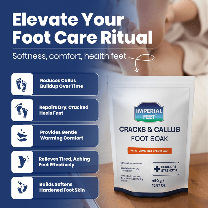 CRACKS & CALLUS FOOT SOAK - ΑΛΑΤΑ ΠΟΔΟΛΟΥΤΡΟΥ ΓΙΑ ΚΑΛΟΥΣ & ΣΚΛΗΡΥΝΣΕΙΣ cabin size XL 450g. - Image 5